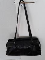 Paars, bijna zwart leren schoudertas, Overige merken, Gebruikt, Paars, Ophalen of Verzenden