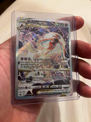 Deoxys VSTAR Crown Zenith Pokemon beschikbaar voor biedingen