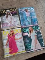 4 Burda mode patronen bladen, Vrouw, Overige typen, Gebruikt, Burda