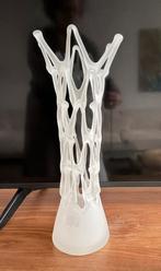Grote vaas vintage DutZ collection of Murano Lattice, Overige kleuren, Ophalen of Verzenden, Minder dan 50 cm, Glas
