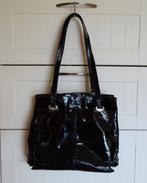 Maison de Bonneterie oude schoudertas shopper zwart lakleer, Ophalen of Verzenden, Gebruikt, Zwart, Shopper