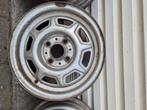 Originele Stalen Velgenset 4x100 – Perfect voor BMW E21 & 02, Auto-onderdelen, Banden en Velgen, Ophalen, Zomerbanden, Velg(en)