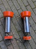 Vintage Lampen Jaren 70 Spots Oranje, Ophalen of Verzenden