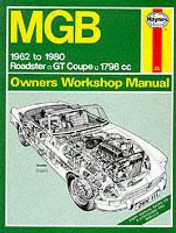 Werkplaats handboek HAYNES MGB EN MGB GT 1962-1980