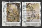2 versch. Persoonlijke postzegels gestempeld Anton Pieck, Postzegels en Munten, Postzegels | Nederland, Verzenden, Na 1940, Gestempeld