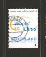 Persoonlijke zegel Woord en Daad gest. X589, Postzegels en Munten, Na 1940, Verzenden, Gestempeld