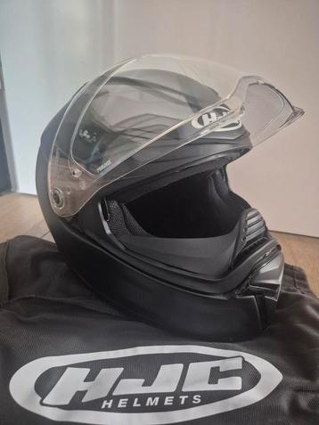 Motorhelm HJC F70 mat zwart beschikbaar voor biedingen