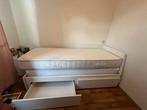 Flekke bedbank wit, Huis en Inrichting, Ophalen, Gebruikt, Wit, Tweepersoons