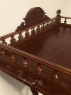 antieke Engelse Butler tray in perfecte staat, Huis en Inrichting, Tafels | Bijzettafels, Ophalen, 55 tot 75 cm, Zo goed als nieuw