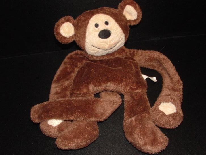 DIFRAX AAP MARIO KNUFFELDOEKJE GROOT VELOURS, Kinderen en Baby's, Speelgoed | Knuffels en Pluche, Nieuw, Overige typen, Verzenden