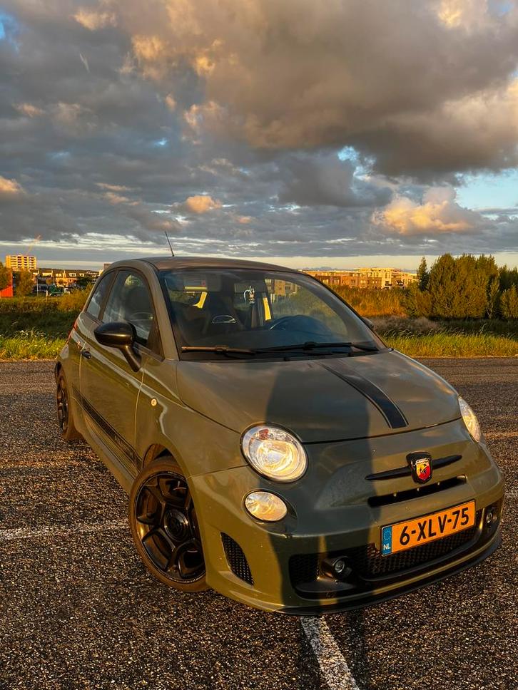Fiat 500 1.4 Abarth, 2008, 180PK, STAGE 1, Auto's, Fiat, Particulier, Benzine, D, Hatchback, Handgeschakeld, Geïmporteerd, Wit