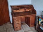 Eikenhouten Rolluik Bureau, Ophalen, Gebruikt, Antiek