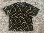 Ontspullen ......Schattig gebloemd topje van Pull & Bear XS, Verzenden, Zwart, Korte mouw, Pull & Bear