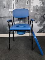 Toiletstoel /Po-stoel -  Blauw - Verstelbaar - Nieuw!, Diversen, Verpleegmiddelen, Ophalen, Zo goed als nieuw