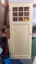 Jaren 30 binnendeur, Doe-het-zelf en Verbouw, Deuren en Horren, Ophalen, Zo goed als nieuw, Binnendeur, 200 tot 215 cm