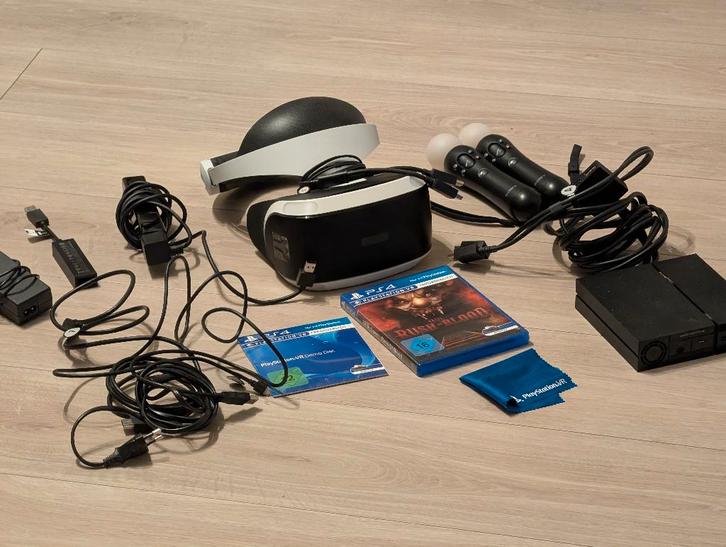 Playstation VR (PSVR) + Game and Accessories, Spelcomputers en Games, Spelcomputers | Sony PlayStation Consoles | Accessoires