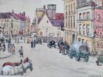 Piet Cornelis Kramer (1879-1940) - Gezicht op Brugge (1929), Ophalen of Verzenden