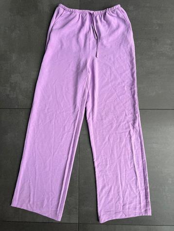 Linnen broek lila maat S beschikbaar voor biedingen