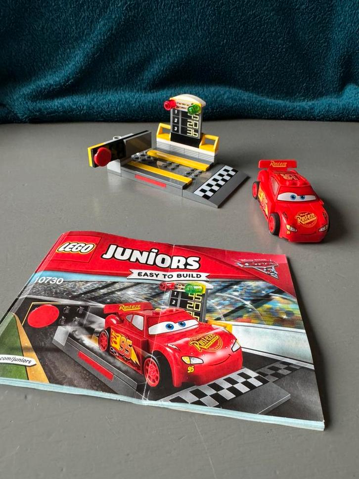 Legi Junior, McQueen, Cars, Kinderen en Baby's, Speelgoed | Duplo en Lego, Zo goed als nieuw, Lego, Complete set, Ophalen of Verzenden