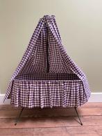 Schattige vintage poppenwieg wieg schommelwieg bekleed, Kinderen en Baby's, Speelgoed | Poppen, Ophalen, Gebruikt, Overige typen
