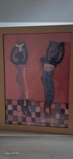 wanddecoratie Afrikaanse vrouwen, Ophalen, Gebruikt