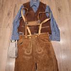 Lederhose 52 gilet leer overhemd kousen oktoberfeest, Ophalen of Verzenden, Zo goed als nieuw, Maat 52/54 (L)