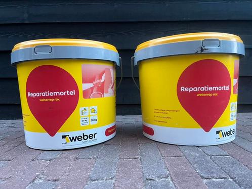 Weber Reparatiemortel 20kg 2x Nieuw, Doe-het-zelf en Verbouw, Overige Doe-het-zelf en Verbouw, Nieuw, Ophalen