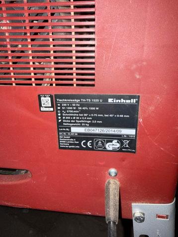 Einhell TH-TS 1525 U Tafelzaag beschikbaar voor biedingen