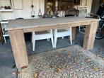 Steigerhouten eetkamer tafel, Huis en Inrichting, Tafels | Eettafels, Ophalen, 200 cm of meer, 50 tot 100 cm, Zo goed als nieuw
