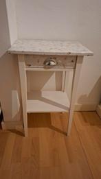 Sidetable wit, Huis en Inrichting, Tafels | Sidetables, Ophalen, Gebruikt, 50 tot 100 cm, Overige houtsoorten