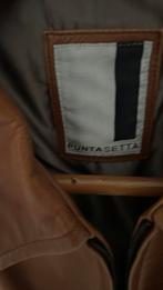 Leren jas, Maat 52/54 (L), Puntasetta, Bruin, Ophalen of Verzenden