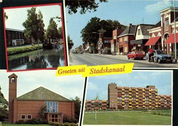 Groeten uit Stadskanaal - 4 afb oa. kerk - 1978 gelopen beschikbaar voor biedingen