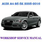 Audi A4 B8 2008-2015 Workshop manual in PDF formaat op DVD, Verzenden