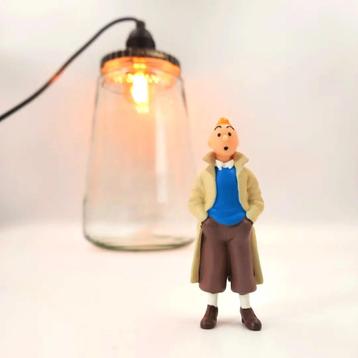 Glazen lamp met Kuifje | Kesbekelamp | Glazen hanglamp beschikbaar voor biedingen