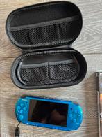 PlayStation Portable Slim & Lite, Spelcomputers en Games, Ophalen, Zo goed als nieuw, Blauw