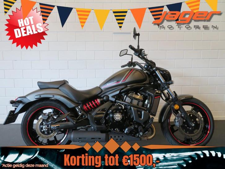 Kawasaki VULCAN 650 S NIEUWSTAAT! (bj 2021), Motoren, Motoren | Kawasaki, Bedrijf, Chopper