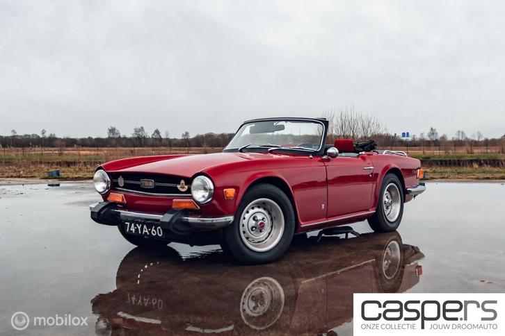 Triumph TR6 Soft Top, Auto's, Triumph, Bedrijf, Te koop, TR6, Open dak, Benzine, Cabriolet, Handgeschakeld, Geïmporteerd, Rood
