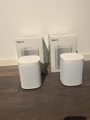2x Sonos One SL Wit | Perfecte staat! beschikbaar voor biedingen