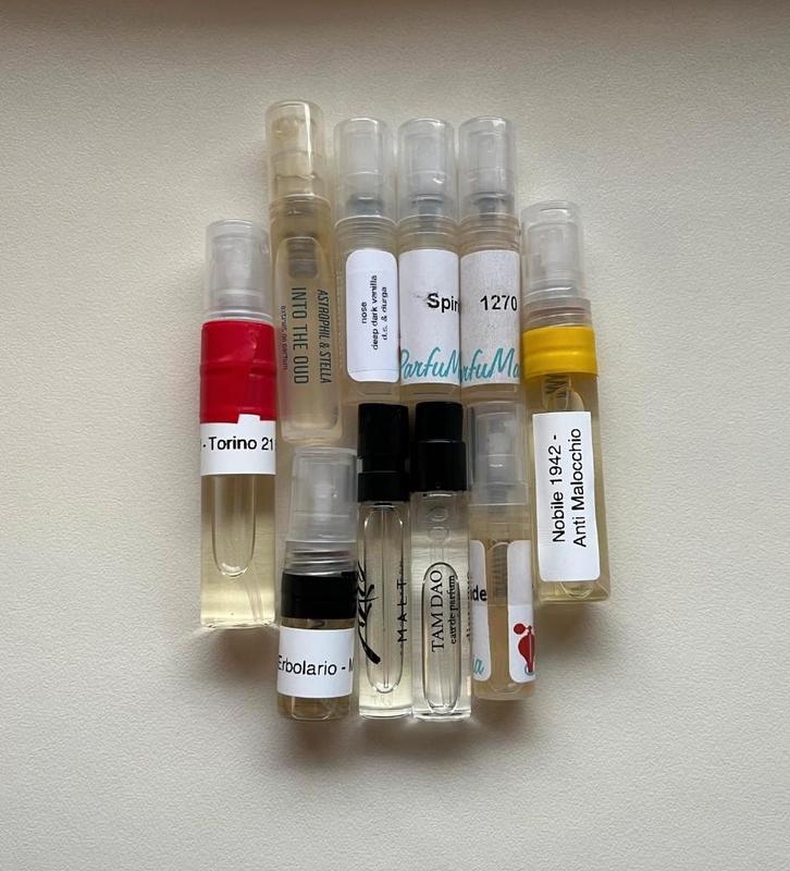 10 niche parfum samples proefjes, Sieraden, Tassen en Uiterlijk, Uiterlijk | Parfum, Gebruikt, Verzenden