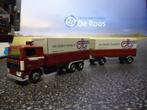 Tekno Volvo F12 combi Van Daalen, Hobby en Vrije tijd, Modelauto's | 1:50, Ophalen of Verzenden, Zo goed als nieuw, Bus of Vrachtwagen