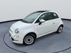 Fiat 500 C 1.0 Hybrid Dolcevita Navigatiesysteem Half leder, Auto's, Voorwielaandrijving, Gebruikt, Cabriolet, 4 stoelen