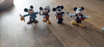 Disney Mickey Mouse Beeldjes - 8 stuks beschikbaar voor biedingen
