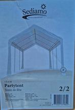 Partytent 3x6 inclusief 4 zijpanelen, Tuin en Terras, Partytenten, Ophalen, Partytent, Minder dan 4 meter, Zo goed als nieuw
