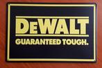 De Walt 20x30 cm Reclamebord, Ophalen of Verzenden, Nieuw, Reclamebord