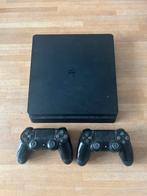 Playstation 4 Slim 1 TB, Spelcomputers en Games, Spelcomputers | Sony PlayStation 4, Met games, Met 2 controllers, Ophalen of Verzenden