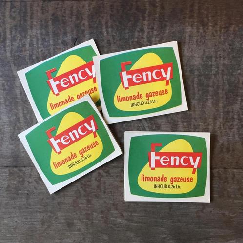 2000 Vintage Etiketten Fency Limonade Gazeuse, Antiek en Kunst, Curiosa en Brocante, Ophalen of Verzenden