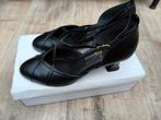 Jeanne marie 6034 zwart leer danshakken dansschoenen dans, Sport en Fitness, Dansen, Ophalen of Verzenden, Nieuw