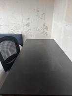Verstelbare bureau met bureau stoel., Huis en Inrichting, Ophalen, In hoogte verstelbaar, Zo goed als nieuw