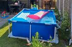Compleet intex zwembad, pomp, vuilfilter en grondzeil, Tuin en Terras, Zwembaden, Ophalen, Minder dan 80 cm, 200 tot 400 cm, Rechthoekig