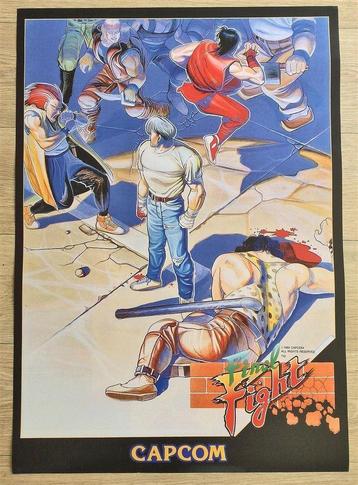 FINAL FIGHT CAPCOM Retro Arcade POSTER beschikbaar voor biedingen
